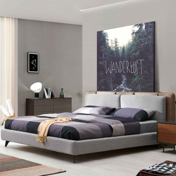 Einfaches Doppelbett heißes Verkauf Schlafzimmer Colth Bett