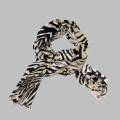 100% Merino Wool Tiger Corak Percetakan Lady Scarf