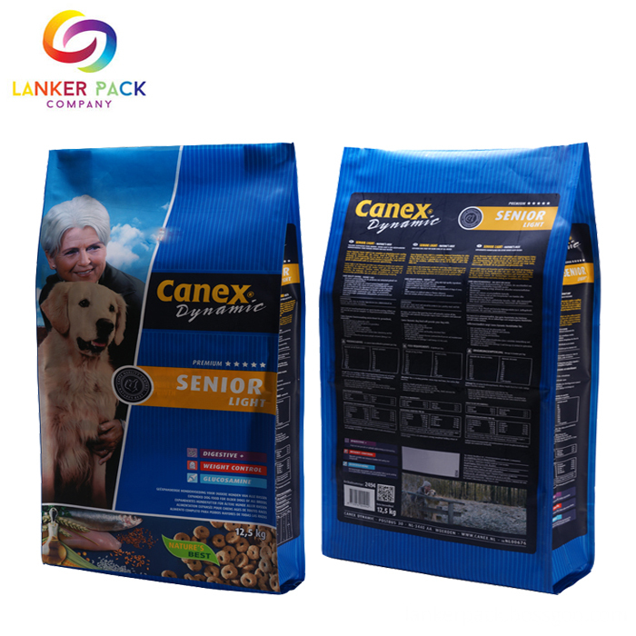 Brc Standard Custom Quad Seal Pet Food Packaging