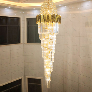 Modern Loft Crystal Chandelier for Luxury Villa Living Room