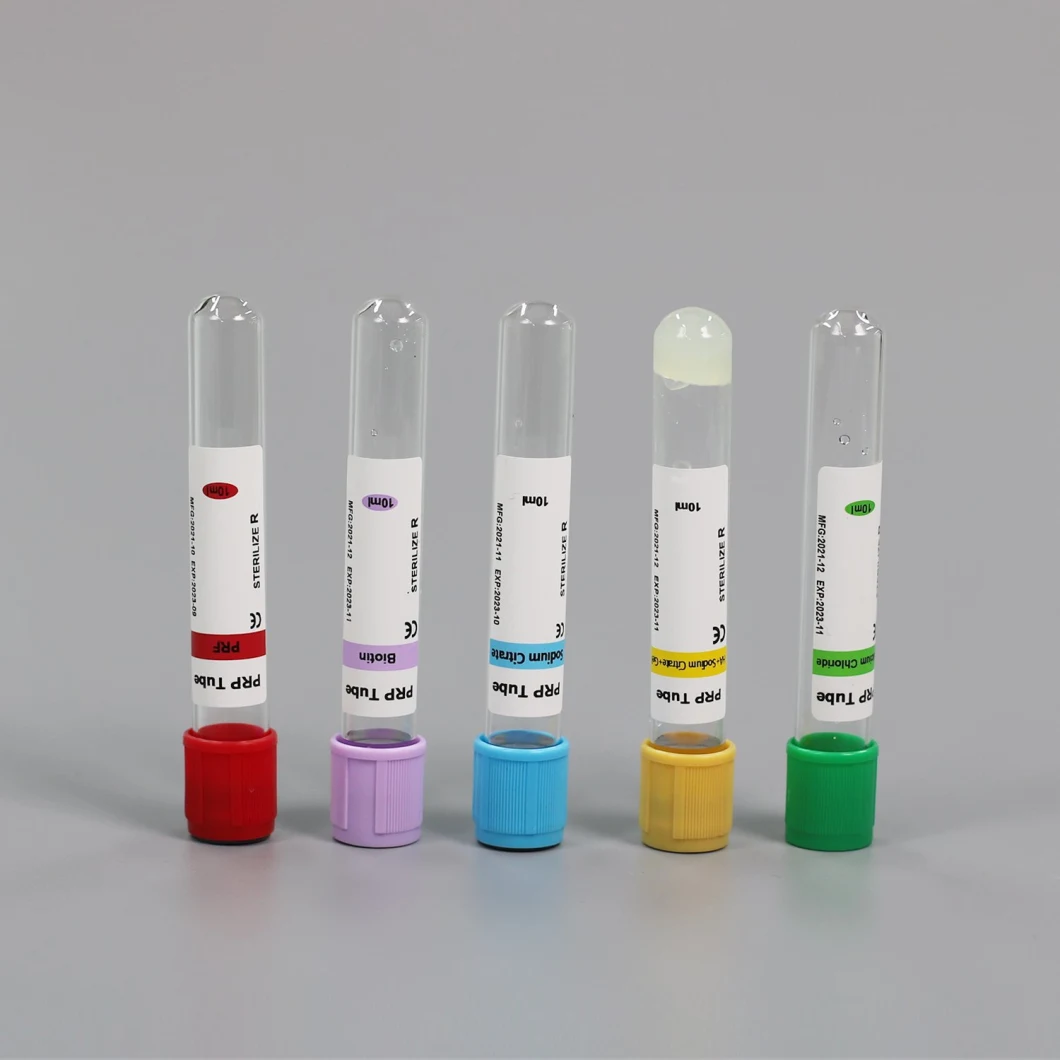 Tubes de collecte de sang sous vide médical Hot Sale1-10 ml avec CE/ISO13485