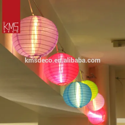 Factory direct supply waterproof chinese paper lantern lights