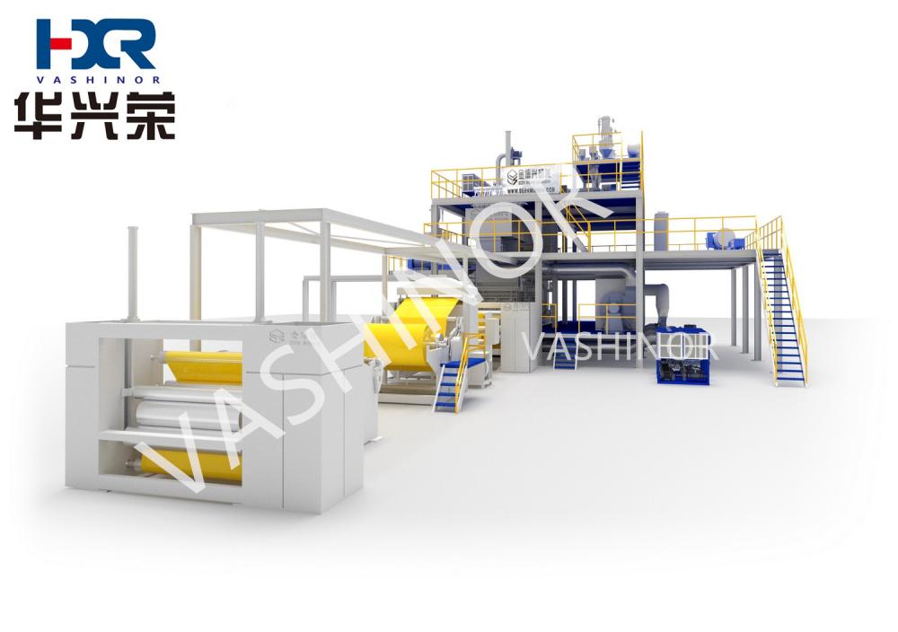 spunbond melt blown non woven machine