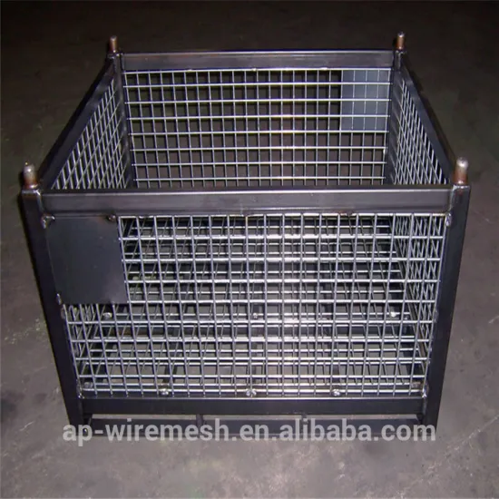 Metal flow cage, metal revolving basket, turnover box / heavy storage cage