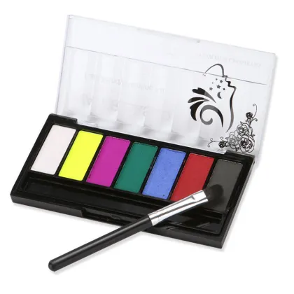 Halloween 12 Colors Face Palette - Professional Body Painting Kit