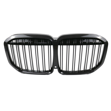 BAZIT 2020+ X7 G07 탄소 섬유 외관 BMW X7 G07 용 어리석은 검은 색 전면 그릴