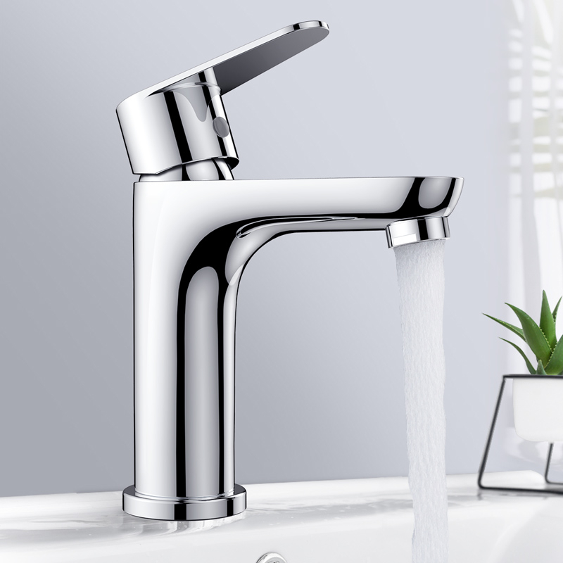 Traditional design hot cold chrome best basin faucet