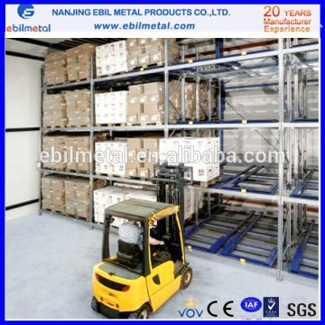 Powder Coated Push Back Pallet Rack