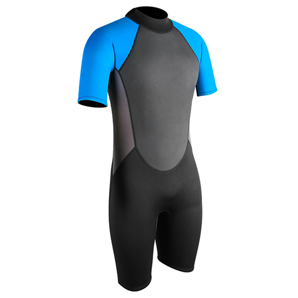 Seaskin Back Zip 1.5mm Shorty Breseable Diving Wetsuits