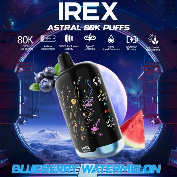 Dalam stok irex astral 80k puffs