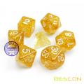 28pcs Assorties Coloré Paillettes Polyédriques Dés 7pcs Ensemble de 4, Glitter RPG Dice Set d4 d6 d8 d10 d12 d20 d