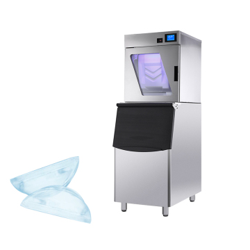 Crescent Ice Machine: Affordable Water Cooling Ice Maker for Milk Tea Shops