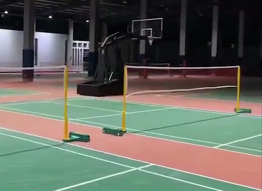 High quality badminton post system