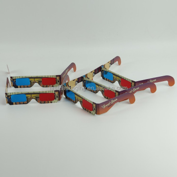 Anaglyphe 3D -Brille für Film- und Video -Anzeige