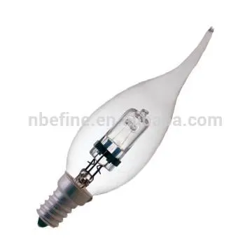 Class C halogen C35 candle flame