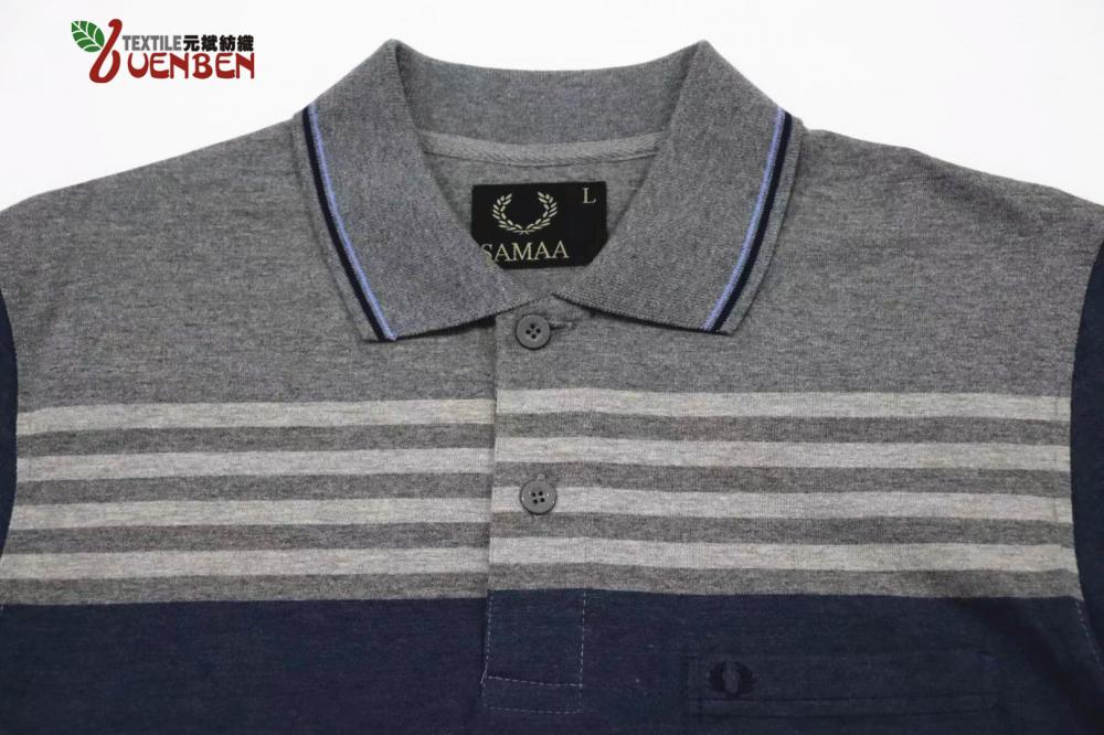 Maglia Polo YD Melange Uomo Con Colletto Normale