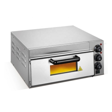 Forno per pizza a ponte singolo commerciale con focolare in pietra 400x400mm - elettrico