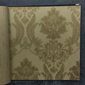 beautiful nature wallpaper cartoon golden damask wallpaper