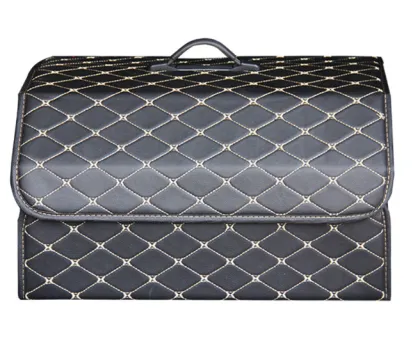 Wholesale Multi-Functional Trunk Storage Leather Folding Box Automotive Supplies