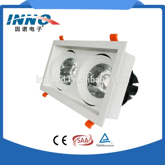 new goods square double head ceiling spot light dimmable narrow beam led spot light