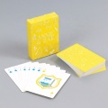 Yellow Poker Playing Cards with Full-Color Front and Back Design