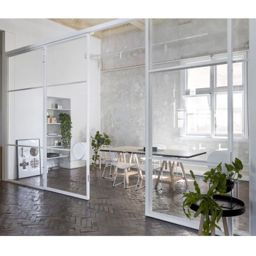 Modern Aluminum Office Glass Walls and Modular Partition Cubicles