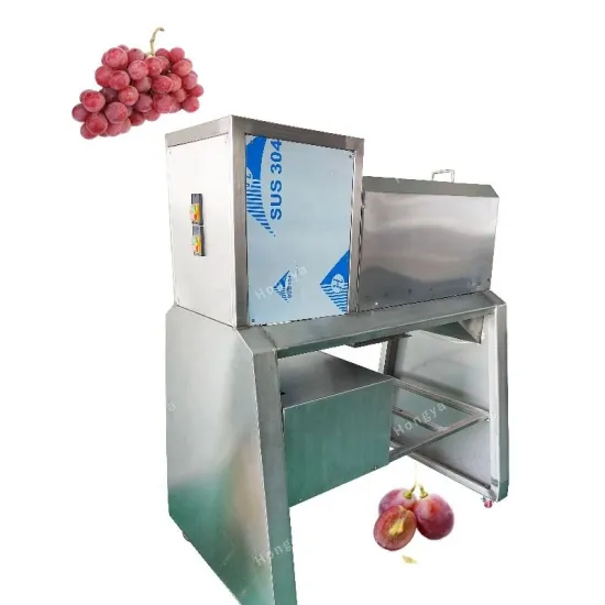 Electric Grape Stemmer: Stems Removing Separator Machine for Grape Wine Equipment