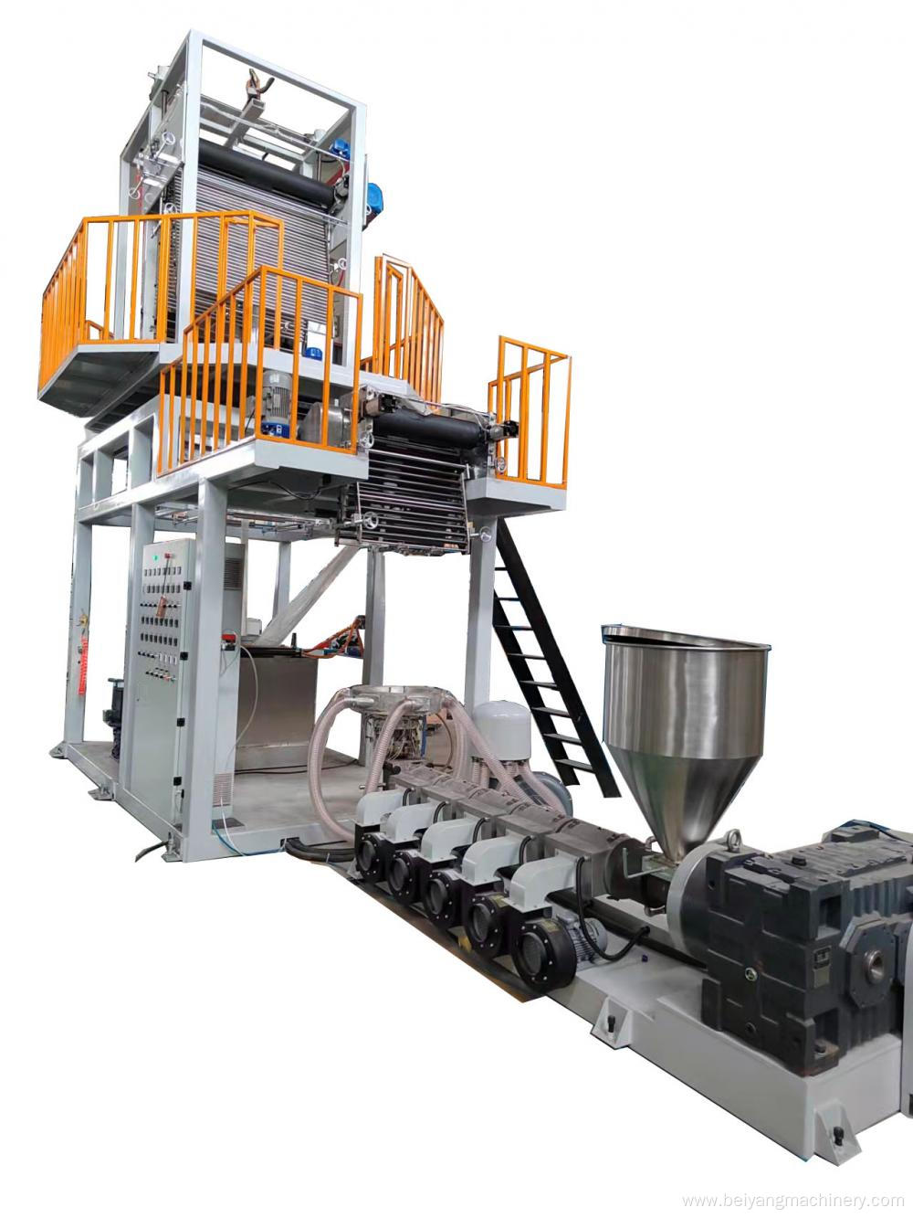 PVC thermal shrinkage (upper lifting) film blowing machine