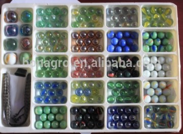 16mm/25mm/35mm round three colors glass marble ball