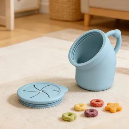 Silicone New Design Snack Cup for Toddler Snacking