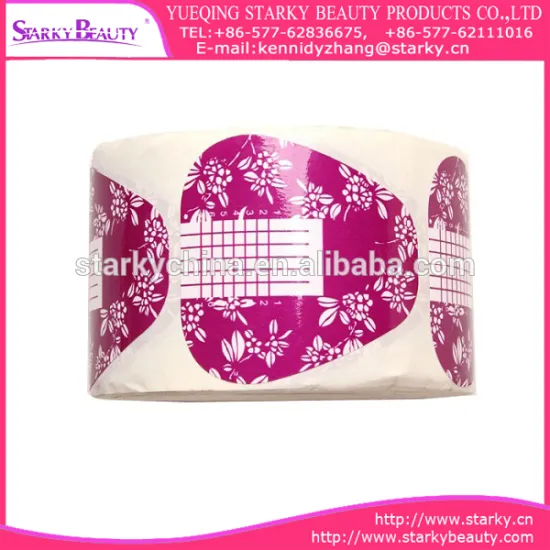 500Pcs/Roll Nail Art Extension Guide Form for Acrylic UV Gel Nail False Tips Self-adhesive Sticker Manicure Tool
