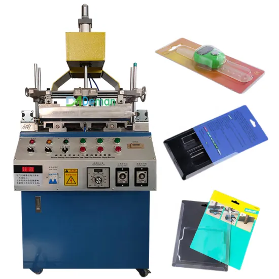 Semi-Auto Three Sides Plastic Edge Folding Machine for Blister Packaging