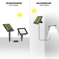 COB Solar Wall Light réglable