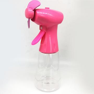 Multi-color Mini Spray Fan with water bottle