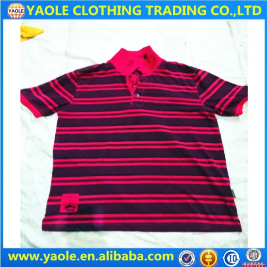 wholesale bales men round neck/collar T-shirt used clothing in germany