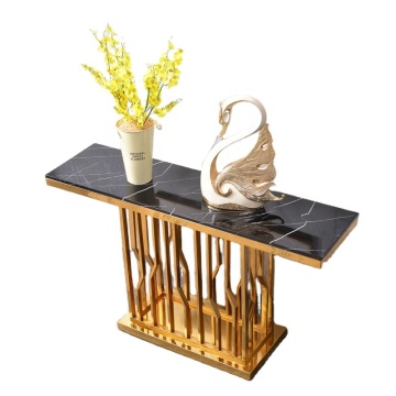 Modern Gold Frame Marble Coffee Table & Hotel Furniture