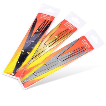 Qianya Custom Logo Gold Eyelash Extension Tweezers Set