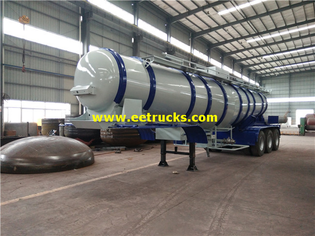 H2so4 Transport Tanker Trailer