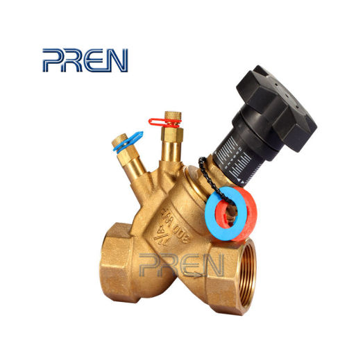 Manual water pressure balance valve