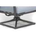 Light colored rotating shrapnel chair