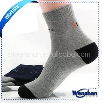 Wenshan custom terry sport socks
