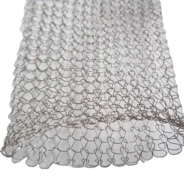 Compressed SS 304 Knitted Wire Mesh Screen Filter