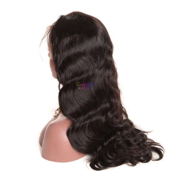 Hot Selling Human Hair Water Wave Full Lace Wig With Baby Hair 10A Grade 100% Human Virgin Brazilian Wigs Water Wave