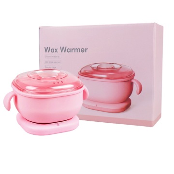 400cc Pink Hot Paraffin Wax Warmer - Silicone Depilatory Hair Removal Heater