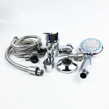 High-Quality Wholesale Brass Alloy Complete Shower Set with Faucet, Shower Head, and Handle - Hot and Cold Mixer Bathroom Taps