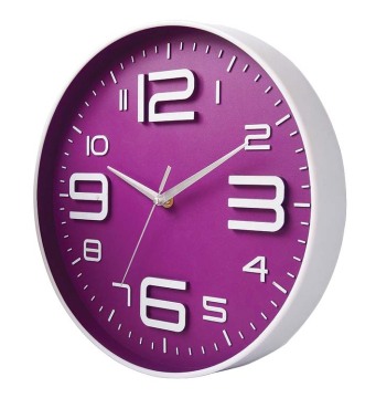 2016 new products plastic wall clock 3d