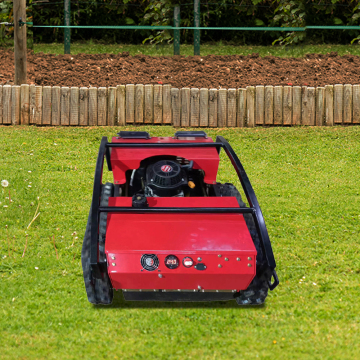 Rubber Crawler Robot Gasoline Self-Propelled Remote Control Lawn Mower for Sale