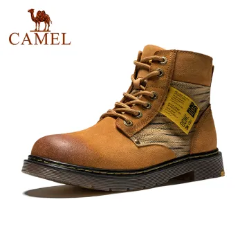 CAMEL Men's Waterproof Hiking Shoes Climbing Backpacking Trekking Boots Men Outdoor Shoes Anti-slip Mountain Tactical Boots Man