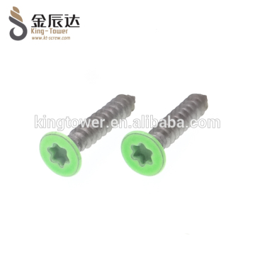galvanized countersunk decorative wooden self tapping screw