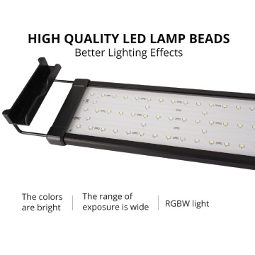 Lumières LED d&#39;aquarium RGBW pour aquariums